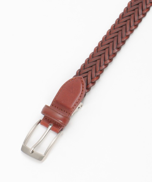 ikka（イッカ）の「LWGレザーメッシュベルト（ベルト・メンズ・ブラック/ブラウン/ダークブラウン・FREE）」の9枚目の写真