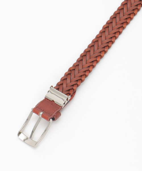 ikka（イッカ）の「LWGレザーメッシュベルト（ベルト・メンズ・ブラック/ブラウン/ダークブラウン・FREE）」の5枚目の写真