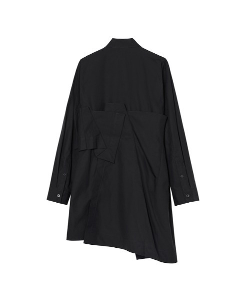 JNBY(ジェーエヌビーワイ)の「Dressy Cotton Long Shirt(シャツ/ブラウス・レディース・ブラック/ホワイト/グリーン・38/36/40)」の13枚目の写真