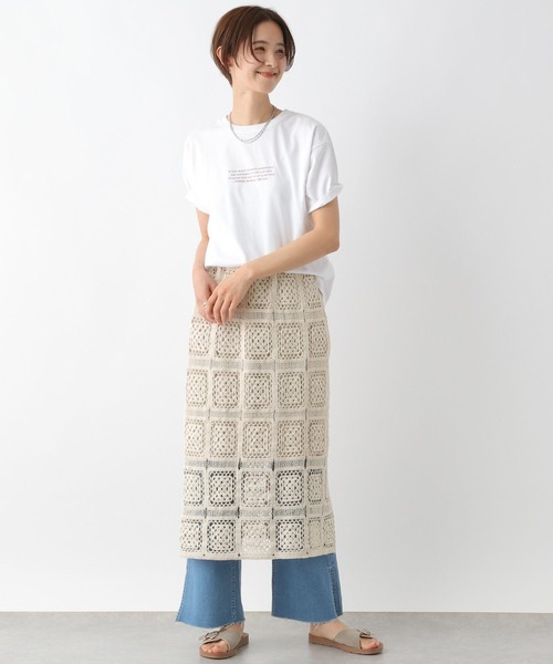 LEPSIM（レプシィム）の「レースナロースカート　188406（スカート・レディース・ブラック/アイボリー・FREE）」の12枚目の写真