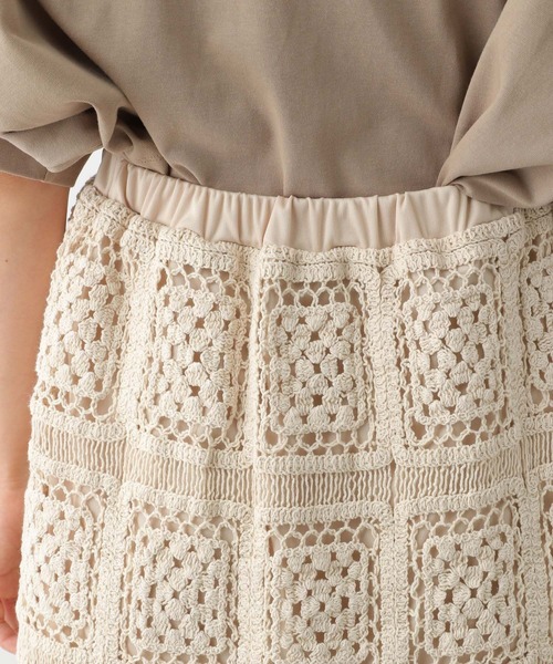 LEPSIM（レプシィム）の「レースナロースカート　188406（スカート・レディース・ブラック/アイボリー・FREE）」の19枚目の写真