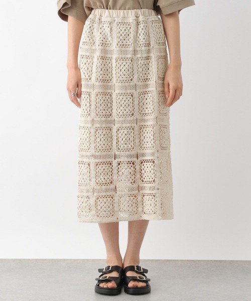 LEPSIM（レプシィム）の「レースナロースカート　188406（スカート・レディース・ブラック/アイボリー・FREE）」の14枚目の写真