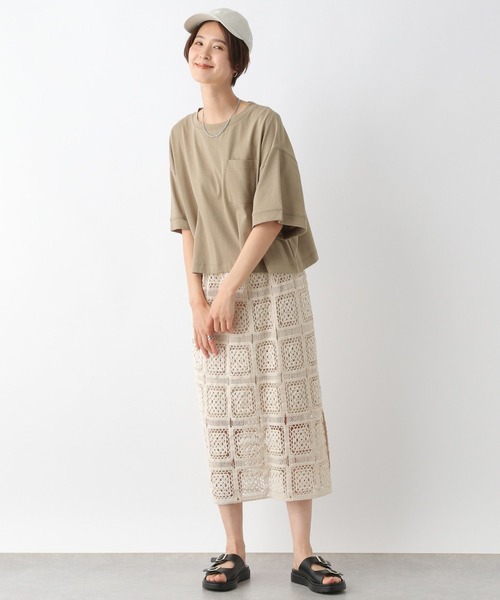 LEPSIM（レプシィム）の「レースナロースカート　188406（スカート・レディース・ブラック/アイボリー・FREE）」の11枚目の写真