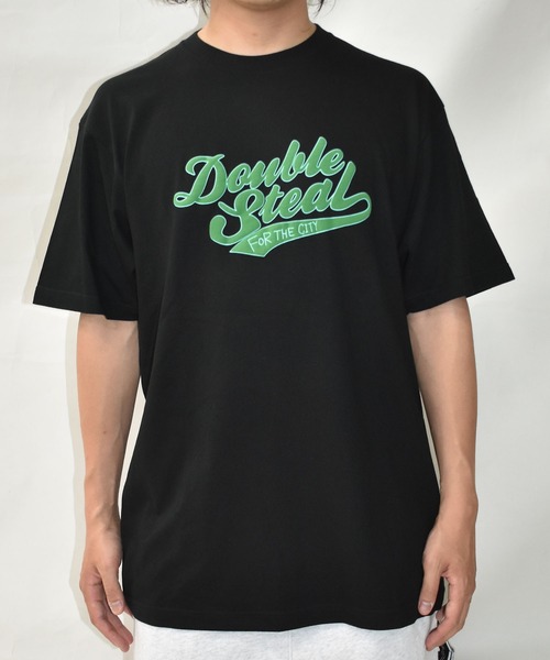 セール】スパークルロゴ Tシャツ（Tシャツ/カットソー）｜DOUBLE