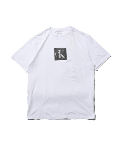 Calvin Klein(カルバン・クライン)の「Calvin Klein/カルバンクライン SS CENTER MONOGRAM BOX LOGO CREWNK TEE Tシャツ(Tシャツ/カットソー・メンズ・ホワイト/ブラック・M/L/XL)」の14枚目の写真