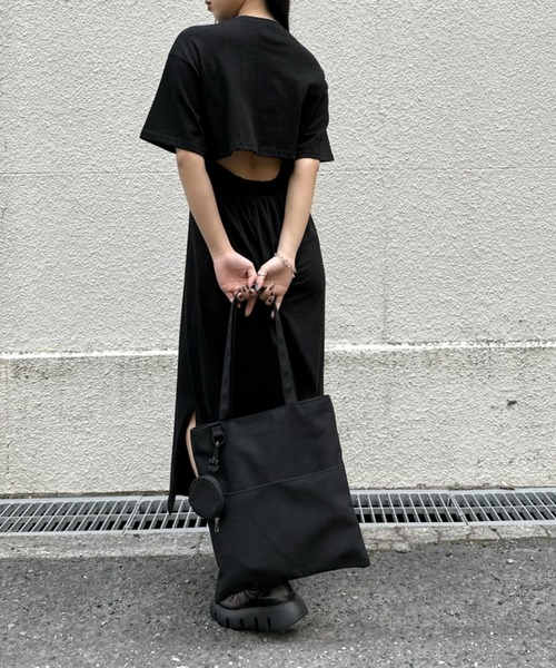 ZOZOTOWN限定】Simple canvas tote bag / ミニポーチ付き