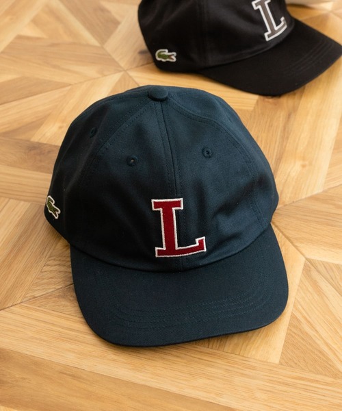 LACOSTE(ラコステ)の「LACOSTE L刺繍キャップ(キャップ・レディース・ブラック/ホワイト/ベージュ/ネイビー・0)」の4枚目の写真