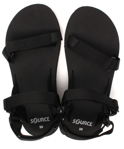 B:MING by BEAMS（ビーミングバイビームス）の「SOURCE / ベルティッドサンダル（サンダル・レディース・ブラック/ホワイト・36/37/38）」の9枚目の写真