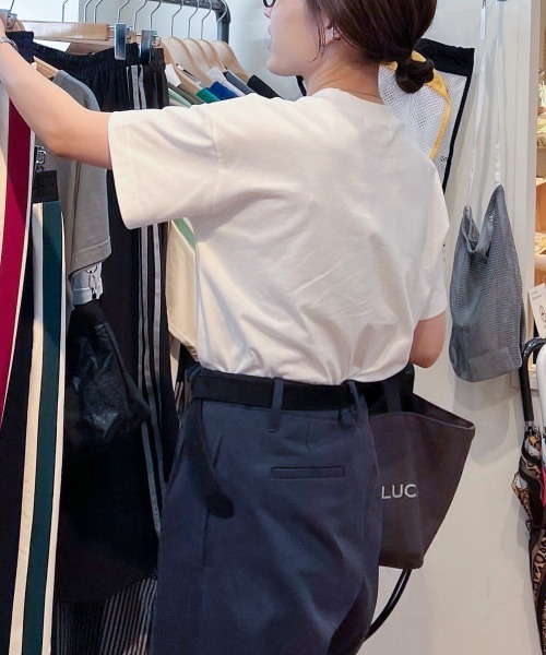 FIDES モックネック半袖シャツ　tシャツ　ネイビー　ホワイト モックネックシャツ【メンズ】ネイビー – FIDRA