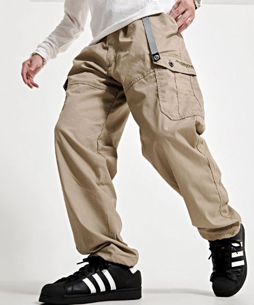 OUTDOOR PRODUCTS（アウトドアプロダクツ）の「『OUTDOOR/アウトドア』TCウェザークライミングカーゴパンツ（カーゴパンツ・メンズ・チャコールグレー/ブラック/ベージュ/カーキ/ベージュ系1・XL/L/M）」の4枚目の写真