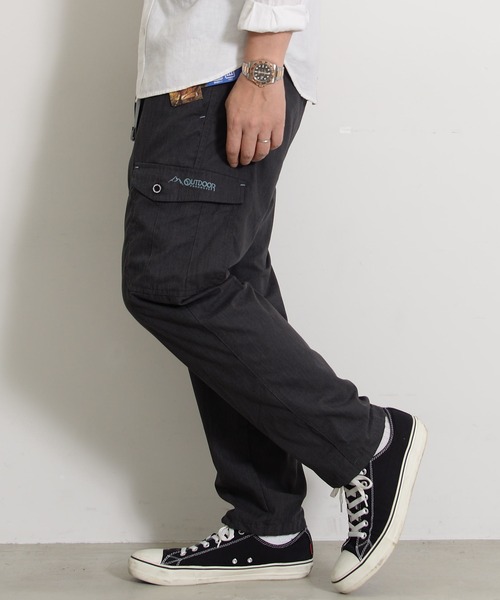 OUTDOOR PRODUCTS（アウトドアプロダクツ）の「『OUTDOOR/アウトドア』TCウェザークライミングカーゴパンツ（カーゴパンツ・メンズ・チャコールグレー/ブラック/ベージュ/カーキ/ベージュ系1・XL/L/M）」の7枚目の写真