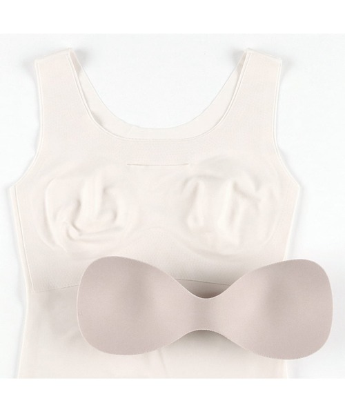 GOCOCi（ゴコチ）の「「GOCOCi ゴコチ」　カップ付きインナー（インナーウェア/肌着・レディース・グレー/グレー系その他/ベージュ系その他/ブラウン系その他/アイボリー/ピンク/サーモンピンク・M/L）」の21枚目の写真