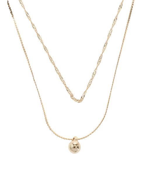 RESEXXY（リゼクシー）の「2連チェーンネックレス（ネックレス・レディース・シルバー/ゴールド・FREE）」の9枚目の写真