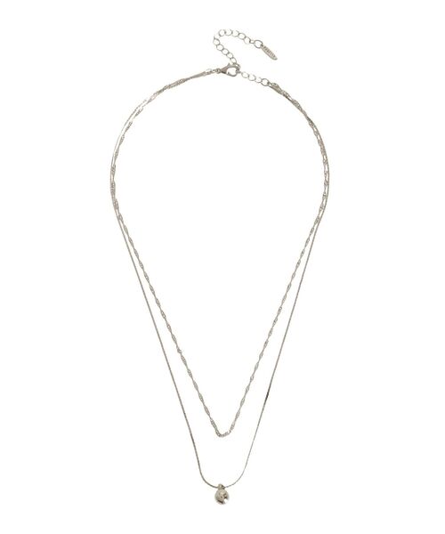 RESEXXY（リゼクシー）の「2連チェーンネックレス（ネックレス・レディース・シルバー/ゴールド・FREE）」の12枚目の写真