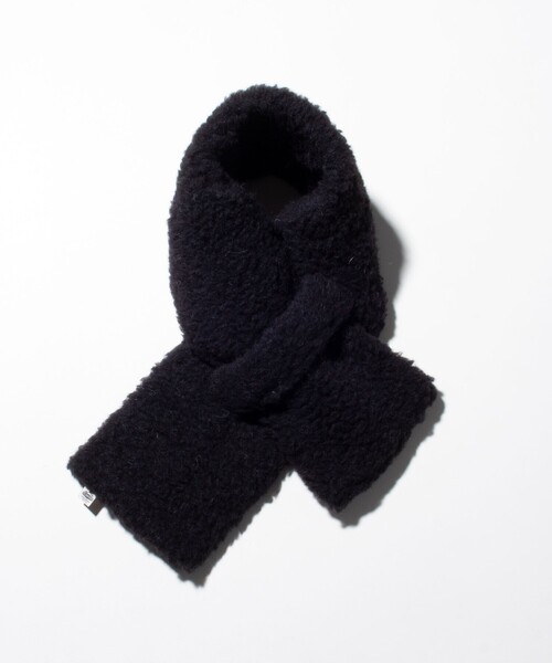 COLD BREAKER(コールドブレーカー)の「【COLDBREAKER/コールドブレーカー】別注 Coldbreaker Wool boa Scarf 差し込みマフラー(マフラー・メンズ・チャコールグレー/ライトグレー/ブラック/ベージュ/カーキ・FREE)」の10枚目の写真