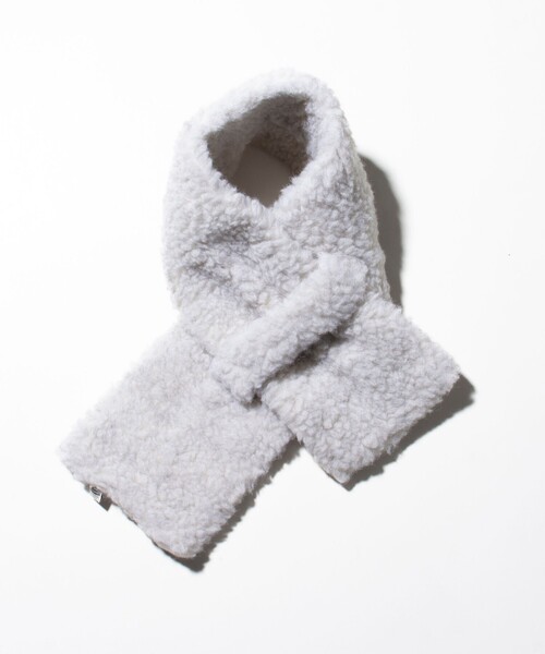 COLD BREAKER(コールドブレーカー)の「【COLDBREAKER/コールドブレーカー】別注 Coldbreaker Wool boa Scarf 差し込みマフラー(マフラー・メンズ・チャコールグレー/ライトグレー/ブラック/ベージュ/カーキ・FREE)」の11枚目の写真