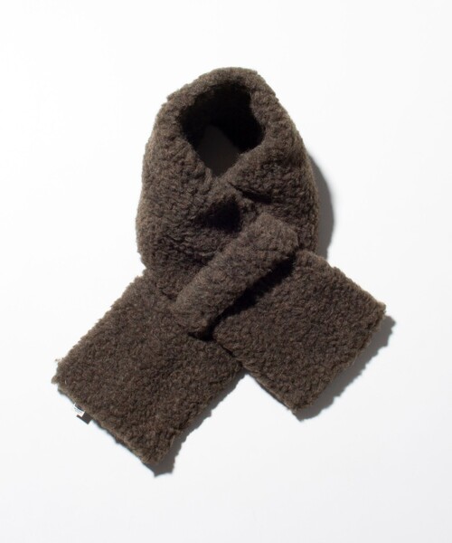 COLD BREAKER(コールドブレーカー)の「【COLDBREAKER/コールドブレーカー】別注 Coldbreaker Wool boa Scarf 差し込みマフラー(マフラー・メンズ・チャコールグレー/ライトグレー/ブラック/ベージュ/カーキ・FREE)」の12枚目の写真