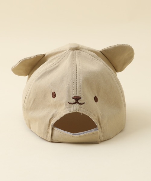 URBAN CHERRY(アーバンチェリー)の「クマ耳付き刺繍デザインキャップ(キャップ・キッズ・ブラウン/ベージュ/ブラック・FREE)」の5枚目の写真