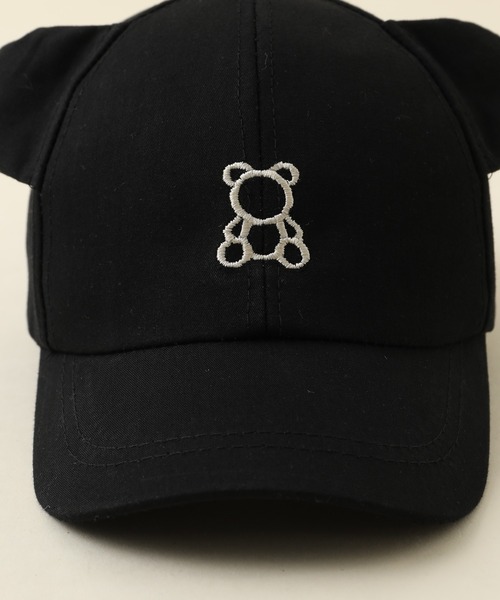 URBAN CHERRY(アーバンチェリー)の「クマ耳付き刺繍デザインキャップ(キャップ・キッズ・ブラウン/ベージュ/ブラック・FREE)」の17枚目の写真