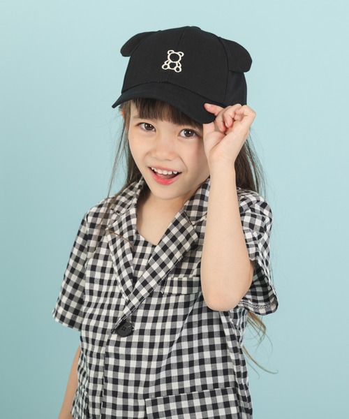 URBAN CHERRY(アーバンチェリー)の「クマ耳付き刺繍デザインキャップ(キャップ・キッズ・ブラウン/ベージュ/ブラック・FREE)」の15枚目の写真