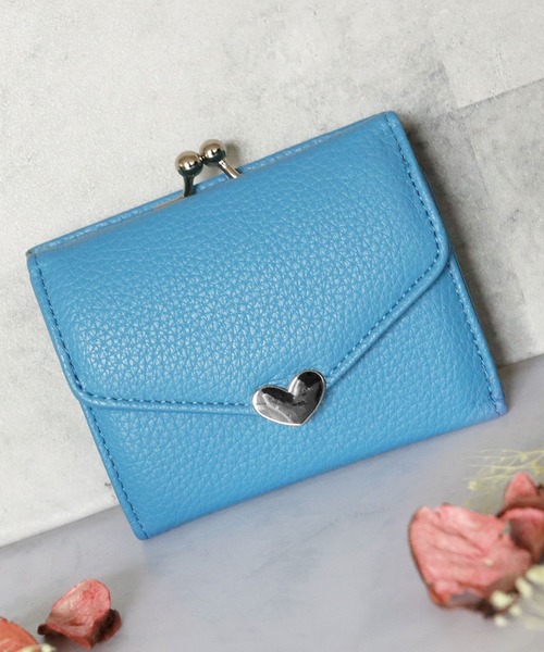 florist（フローリスト）の「ハートチャームorレター型ミニマム二つ折り財布シュリンク＆プレーン（財布・レディース・ブラック系2/ベージュ系1/グリーン系1/ゴールド系1/グレー系2/レッド系1/ブルー系1/イエロー系1/ピンク系1/オレンジ系1/シルバー系1/ブラック系1/グレー系1/ベージュ系2/グレー系5/ベージュ系5/レッド系5/シルバー系5/ブラック系6/グリーン系5/ピンク系5/ブルー系5/ゴールド系5/ブラック系5/オレンジ系5/グレー系6/イエロー系5/ベージュ系6・FREE）」の15枚目の写真