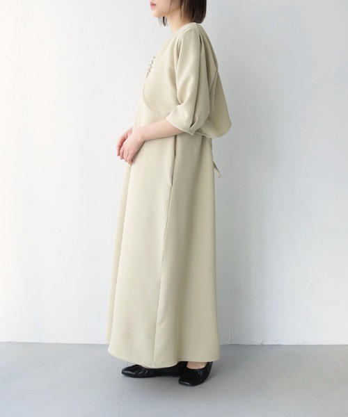 vingtrois(バントロア)の「【vingtrois】3WAYワッフルワンピース(ワンピース・レディース・カーキ/ブラック/キナリ・M)」の22枚目の写真