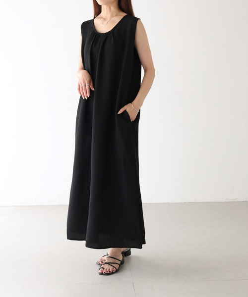 vingtrois(バントロア)の「【vingtrois】3WAYワッフルワンピース(ワンピース・レディース・カーキ/ブラック/キナリ・M)」の8枚目の写真