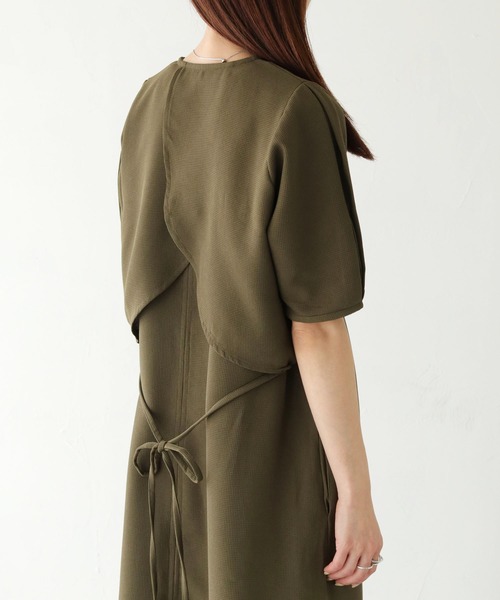vingtrois(バントロア)の「【vingtrois】3WAYワッフルワンピース(ワンピース・レディース・カーキ/ブラック/キナリ・M)」の9枚目の写真