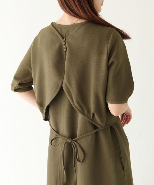vingtrois(バントロア)の「【vingtrois】3WAYワッフルワンピース(ワンピース・レディース・カーキ/ブラック/キナリ・M)」の18枚目の写真