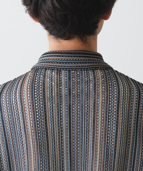 CIAOPANIC TYPY(チャオパニックティピー)の「【ユニセックス】アソートシアーレースシャツ(シャツ/ブラウス・メンズ・ブラウン/レッド/グリーン・MEDIUM/LARGE)」の10枚目の写真