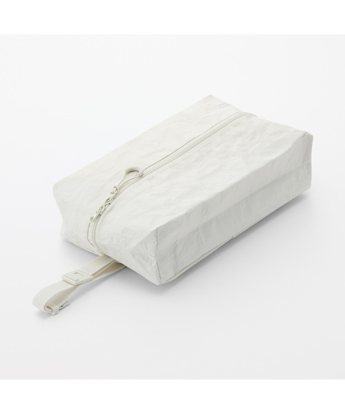 無印良品(ムジルシリョウヒン)の「ポリエチレンシートケース L 約14×24×6.5cm(ステーショナリー・メンズ・ライトベージュ・L)」の3枚目の写真