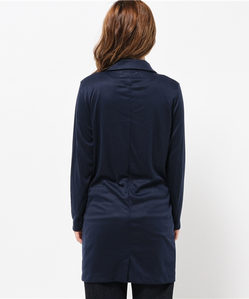 OUTLET(アウトレット)の「【Discoat】TRスムースチェスターコート(チェスターコート・レディース・グレー/ネイビー・MEDIUM/LARGE)」の5枚目の写真