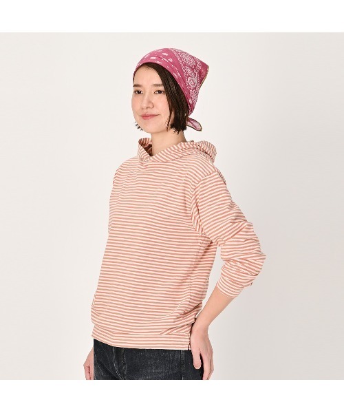 美品 45R 4545縞の908フーディ 45R（フォーティファイブアール）の「4545縞の908フーディ（パーカー