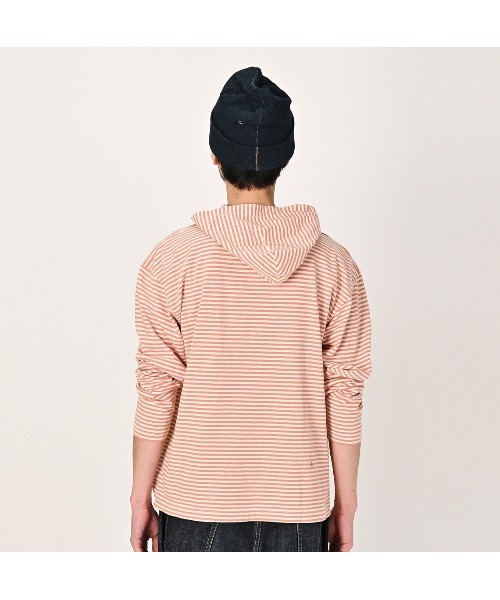 美品 45R 4545縞の908フーディ 45R（フォーティファイブアール）の「4545縞の908フーディ（パーカー