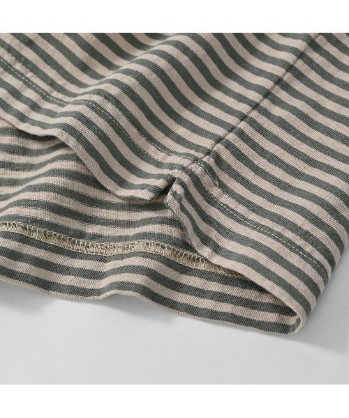 45R（フォーティファイブアール）の「4545縞の908フーディ（パーカー・レディース・カーキ・X-LARGE/X-SMALL/SMALL）」の14枚目の写真