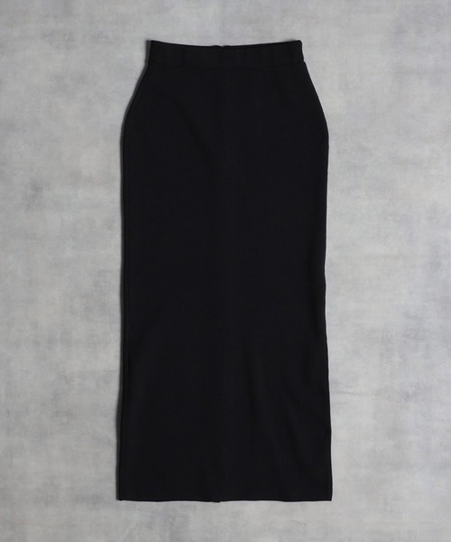 Bonjour Sagan（ボンジュールサガン）の「フロントジップストレートスカート（スカート・レディース・ブラック・FREE）」の10枚目の写真