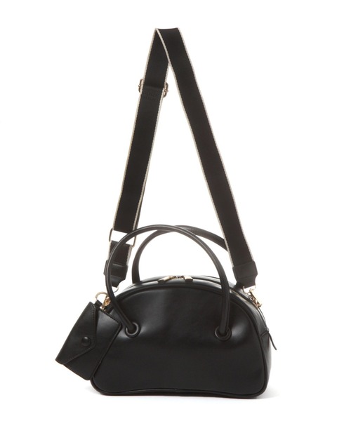 saloon(サルーン)の「SALOON(サルーン)/ミニボストンバッグ(ボストンバッグ・レディース・ブラウン/ブラック・FREE)」の11枚目の写真