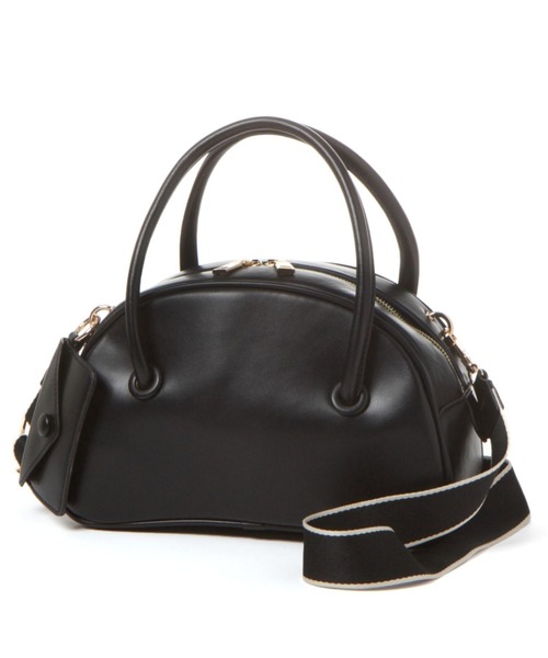 saloon(サルーン)の「SALOON(サルーン)/ミニボストンバッグ(ボストンバッグ・レディース・ブラウン/ブラック・FREE)」の6枚目の写真