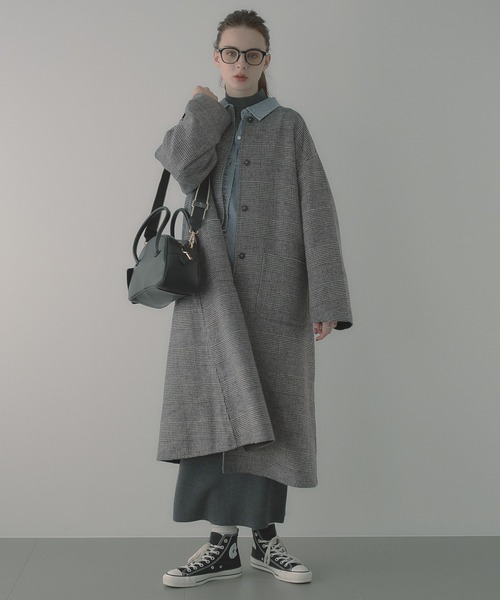 saloon(サルーン)の「SALOON(サルーン)/ミニボストンバッグ(ボストンバッグ・レディース・ブラウン/ブラック・FREE)」の4枚目の写真