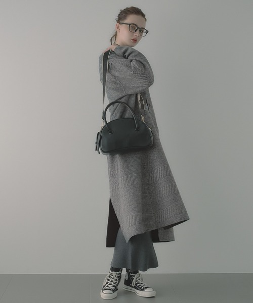 saloon(サルーン)の「SALOON(サルーン)/ミニボストンバッグ(ボストンバッグ・レディース・ブラウン/ブラック・FREE)」の7枚目の写真