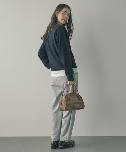 saloon(サルーン)の「SALOON(サルーン)/ミニボストンバッグ(ボストンバッグ・レディース・ブラウン/ブラック・FREE)」の9枚目の写真