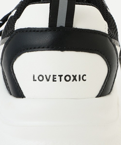 LOVETOXIC(ラブトキシック)の「ダッドスニーカー(スニーカー・キッズ・オフホワイト/ブラック/マルチ・L/S/M)」の17枚目の写真