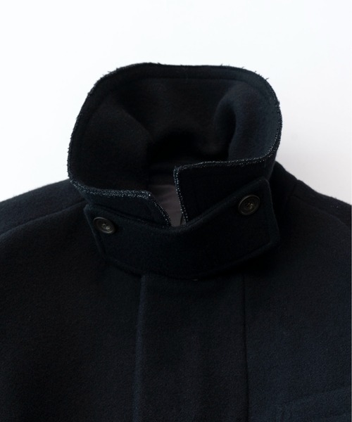 【定価35,200円・80%OFF】MAISON SPECIALメルトンPコート MAISON SPECIAL pコート ピーコート 「UNISEX」Sheep Leather