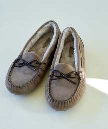 studio CLIP | 【撥水/抗菌防臭/クッション性】撥水リボンボアモカシン(モカシン/デッキシューズ)