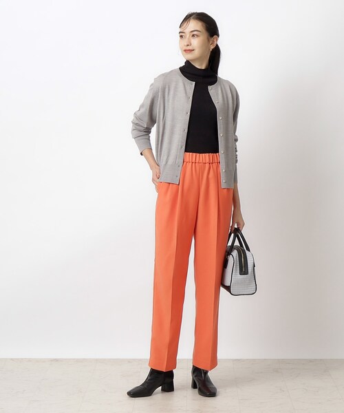 OPAQUE.CLIP（オペークドットクリップ）の「◆クルーネックニットカーディガン ≪Filivivi/フィルビビ≫【洗濯機洗い可】（カーディガン/ボレロ・レディース・グレー/ブラック/ブラウン系その他・36/38/40/42）」の17枚目の写真