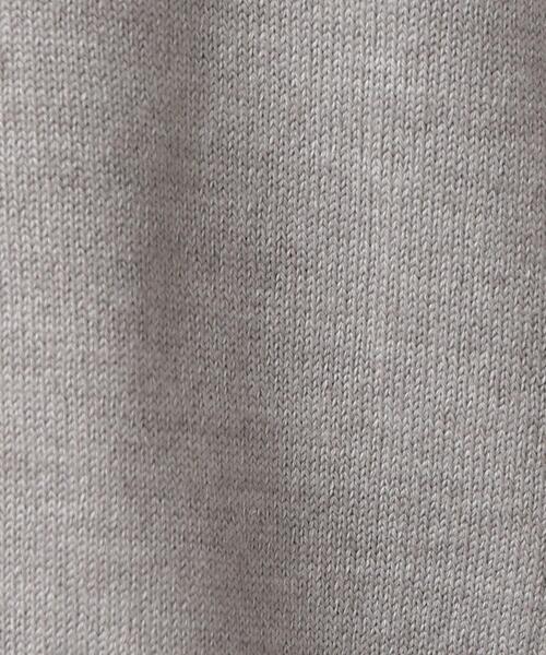 OPAQUE.CLIP（オペークドットクリップ）の「◆クルーネックニットカーディガン ≪Filivivi/フィルビビ≫【洗濯機洗い可】（カーディガン/ボレロ・レディース・グレー/ブラック/ブラウン系その他・36/38/40/42）」の6枚目の写真