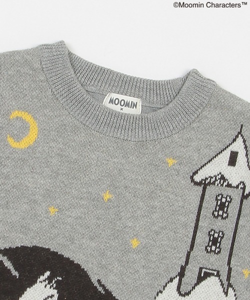 kladskap(クレードスコープ)の「MOOMIN/雪山セーター(ニット/セーター・キッズ・ライトブルー/トップグレー・90cm/100cm/110cm/120cm)」の11枚目の写真