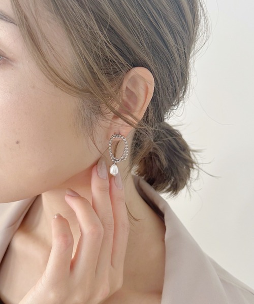 sowang(ソワン)の「【ステンレス】ボールチェーンデザインピアス(ピアス(両耳用)・レディース・ゴールド/シルバー・FREE)」の17枚目の写真