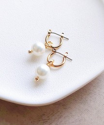 【Cherie+Chambre】Shell Pearl Foop Pierce