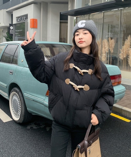 Ritzy（リッツィー）の「トグルボタンデザイン スタンドカラー エコ 